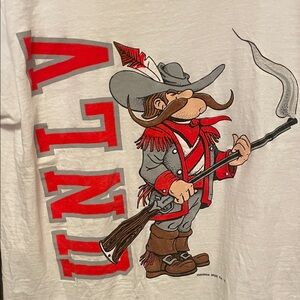 Vintage 1990 UNLV Graphic T-Shirt Size Medium